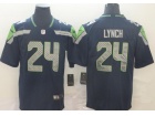 Seattle Seahawks #24 Marshawn Lynch Blue Vapor Untouchable Limited Jersey