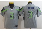 Seattle Seahawks #3 Russell Wilson Blue Youth Vapor Untouchable Limited Football Jersey