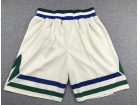 Nike Milwaukee Bucks Cream 2019-20 City Shorts