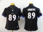 Woman Baltimore Ravens #89 Mark Andrews Black Vapor Limited Jersey