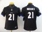 Woman Baltimore Ravens #21 Mark Ingram II Black Vapor Limited Jersey