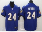 Baltimore Ravens #24 Marcus Peters Purple Vapor Limited Jersey