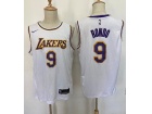 Nike Los Angeles Lakers #9 Rajon Rondo White Jersey