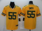 Green Bay Packers #55 Za'Darius Smith Yellow Inverted Legend Limited Jersey