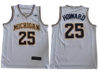 Michigan Wolverines #25 Juwan Howard White Jersey