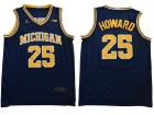 Michigan Wolverines #25 Juwan Howard Blue Jersey