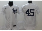 Nike New York Yankees #45 Gerrit Cole White Flexbase Jersey