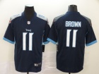 Tennessee Titans #11 A.J. Brown Navy Blue Vapor Untouchable Limited Jersey