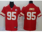 Kansas City Chiefs #95 Chris Jones Red Vapor Untouchable Limited Football Jersey