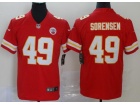 Kansas City Chiefs #49 Daniel Sorensen Red Vapor Untouchable Limited Football Jersey