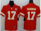 Kansas City Chiefs #17 Mecole Hardman Red Vapor Untouchable Limited Football Jersey