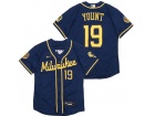 Nike Milwaukee Brewers #19 Robin Yount Blue Flexbase Jersey