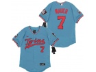 Nike Minnesota Twins #7 Joe Mauer Blue Flexbase Jersey