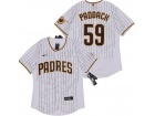 Nike San Diego Padres #59 Chris Paddack White Flexbase Jersey