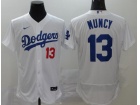 Nike Los Angeles Dodgers#13 Max Muncy White Flexbase Jersey