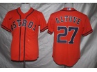 Nike Houston Astros #27 Jose Altuve Orange Cool Base Jersey