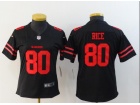 Woman San Francisco 49ers #80 Jerry Rice Black Men's Vapor Untouchable Limited Jersey