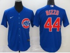 Nike Chicago Cubs #44 Anthony Rizzo Blue Cool Base Jersey