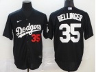 Nike Los Angeles Dodgers #35 Cody Bellinger Black Jersey