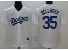 Nike Los Angeles Dodgers #35 Cody Bellinger White Cool Base Jersey