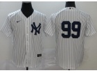 Nike New York Yankees #99 Aaron Judge White Cool Base Jersey