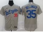 Nike Los Angeles Dodgers #35 Cody Bellinger Grey Flexbase Jersey