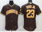 Nike San Diego Padres #23 Fernando Tatis Jr.Brown Flexbase Jersey