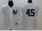 Nike New York Yankees #45 Gerrit Cole White Cool Base Jersey