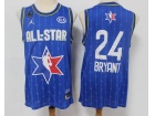 2020 All Star Los Angeles Lakers #24 Kobe Bryant Blue Jersey