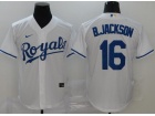 Kansas City Royals #16 Bo Jackson White Cool Base Jerseys