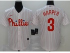 Nike Philadelphia Phillies #3 Bryce Harper White Cool Base Jersey