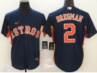 Nike Houston Astros #2 Alex Bregman Blue Cool Base Jersey