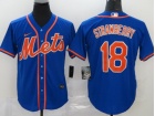 Nike New York Mets #18 Darryl Strawberry Blue Cool Base Jersey