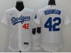 Nike Los Angeles Dodgers 42 Jackie Robinson White Flexbase Jersey