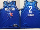 2020 All Star Los Angeles Clippers #2 Kawhi Leonard Blue Jersey