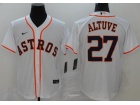 Nike Houston Astros #27 Jose Altuve White Cool Base Jersey