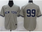 Nike New York Yankees #99 Aaron Judge Grey Cool Base Jersey