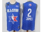 2020 All Star Los Angeles Lakers #2 LeBron James Blue Jersey