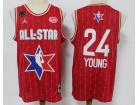 2020 All Star Atlanta Hawks #24 Trae Young Red Jersey