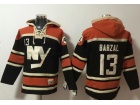 New York Islanders #13 Mathew Barzal Blue Hoodie