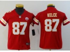 Youth Kansas City Chiefs #87 Travis Kelce Red Vapor Untouchable Limited Football Jersey