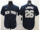 Nike New York Yankees #26 DJ LeMahieu Blue Cool Base Jersey