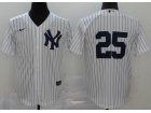 Nike New York Yankees #25 Gleyber Torres White Cool Base Jersey