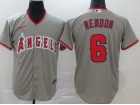 Nike Los Angeles Angels #6 Anthony Rendon Grey Cool Base Jersey