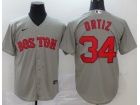 Nike Boston Red Sox #34 David Ortiz Grey Cool Base Jersey