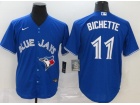 Nike Toronto Blue Jays #11 Bo Bichette Blue Cool Base Jersey