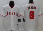 Nike Los Angeles Angels #6 Anthony Rendon White Cool Base Jersey