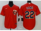 Nike Minnesota Twins #22 Miguel Sano Red Cool Base Jersey