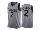 Mamba #2 Gianna Bryant Grey Jersey