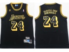 Los Angeles Lakers #24 Kobe Bryant Black Throwback Jersey